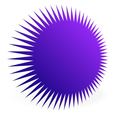 3D perspektif yıldız patlaması, güneş patlaması şekli. Soyut parıltı, ışıltı, ışıltı şekli, element. Radikal, ışıl ışıl klip- art