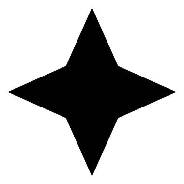 Yıldız patlaması, güneş patlaması şekli. Soyut parıltı, ışıltı, ışıltı şekli, element. Radikal, ışıl ışıl klip- art