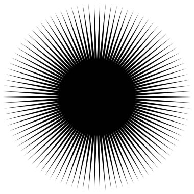 Yıldız patlaması, güneş patlaması şekli. Soyut parıltı, ışıltı, ışıltı şekli, element. Radikal, ışıl ışıl klip- art