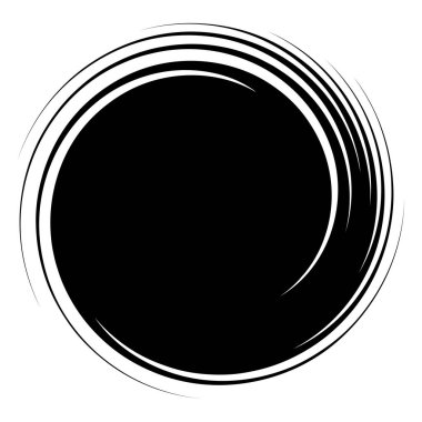 Dön, dön, sarmal şekil, element. Döndürme ve döndürme efektli motif