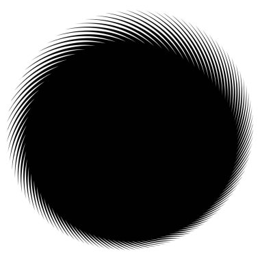 Dön, dön, sarmal şekil, element. Döndürme ve döndürme efektli motif