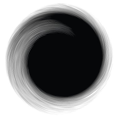 Dön, dön, sarmal şekil, element. Döndürme ve döndürme efektli motif