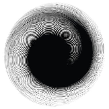 Dön, dön, sarmal şekil, element. Döndürme ve döndürme efektli motif