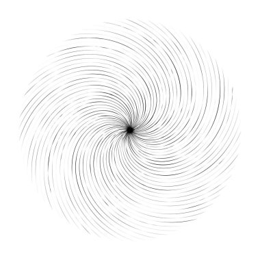 Dön, dön, sarmal şekil, element. Döndürme ve döndürme efektli motif