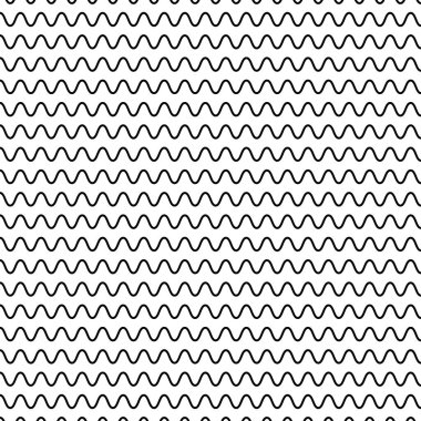 Dalgalı Yatay Sinüs Çizgileri, vektör arkaplan deseni