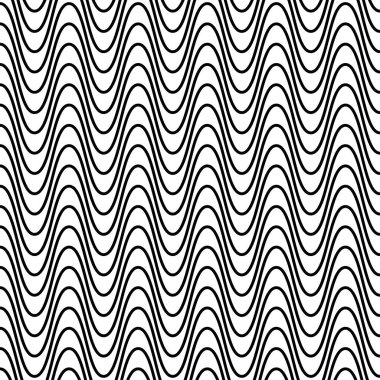 Dalgalı Yatay Sinüs Çizgileri, vektör arkaplan deseni