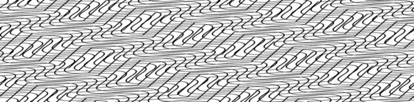 Tangled Interlace Lines Zökkenőmentesen Megismételhető Háttér Minta Textúra Vektor Illusztráció — Stock Vector
