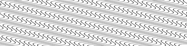 Linhas Onduladas Curvilíneas Curvas Abstrato Padrão Retângulo Perfeitamente Repetível Ilustração —  Vetores de Stock