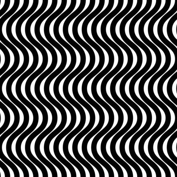波状水平線 ベクトル背景パターン — ストックベクタ