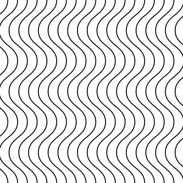Κυματοειδείς Οριζόντιες Γραμμές Sine Διανυσματικό Μοτίβο Φόντου — Διανυσματικό Αρχείο