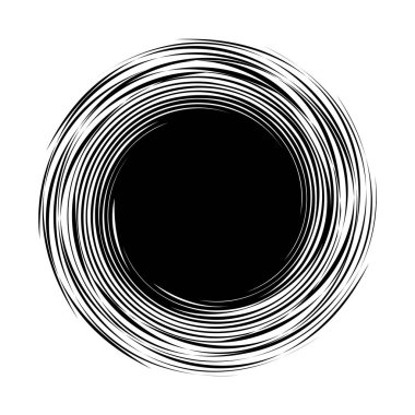 Dön, dön, sarmal şekil, element. Döndürme ve döndürme efektli motif