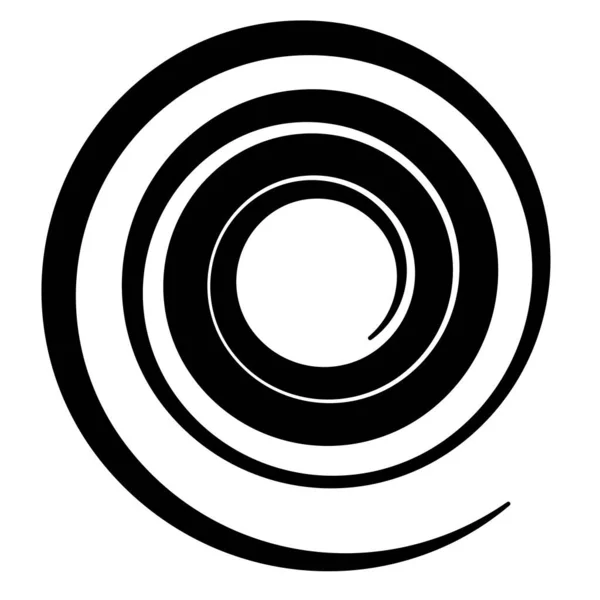 Spiral Virvel Virvel Volut Spiral Form Element — Stock vektor