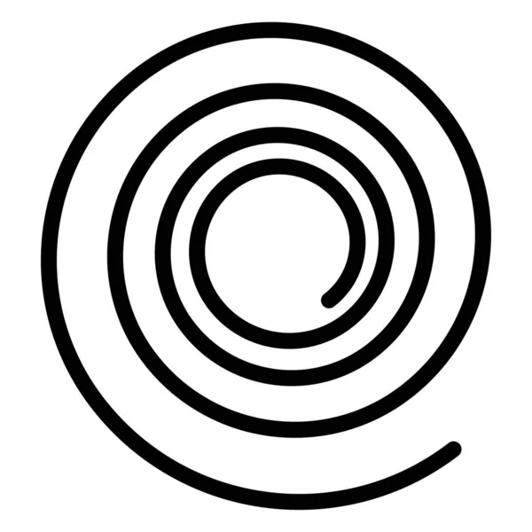 Espiral Girar Girar Volute Elemento Forma Hélice — Vetor de Stock