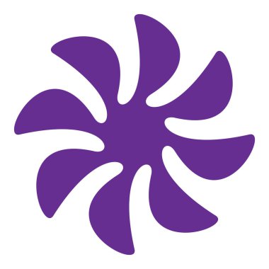 Benzersiz soyut sanatsal radyal ve geometrik mandala, vektör illüstrasyonu