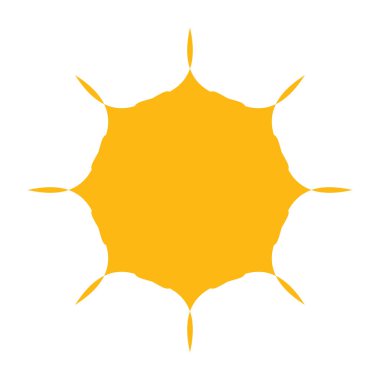 Benzersiz soyut sanatsal radyal ve geometrik mandala, vektör illüstrasyonu