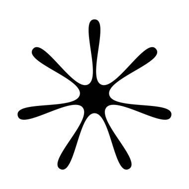 Benzersiz soyut sanatsal radyal ve geometrik mandala, vektör illüstrasyonu