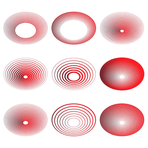 Bullseye Target Mark Abstract Vector Design Element — Stockvector