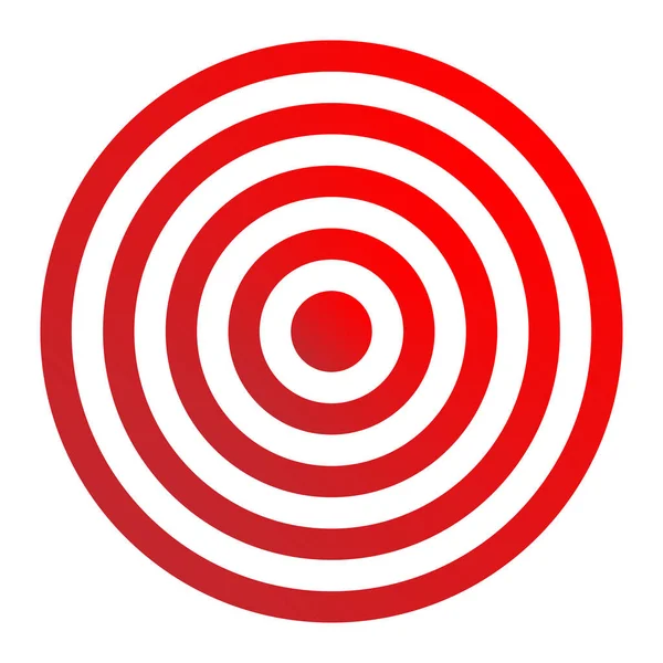 Bullseye Elemento Diseño Vectorial Abstracto Marca Objetivo — Vector de stock