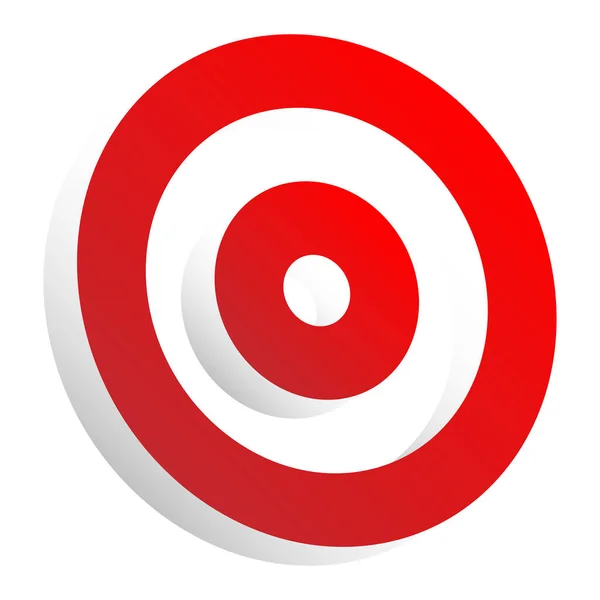 Bullseye Target Mark Abstract Vector Design Element — Stockvector