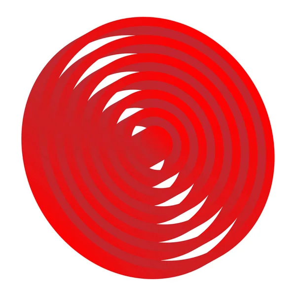 Bullseye Target Mark Abstract Vector Design Element — 스톡 벡터