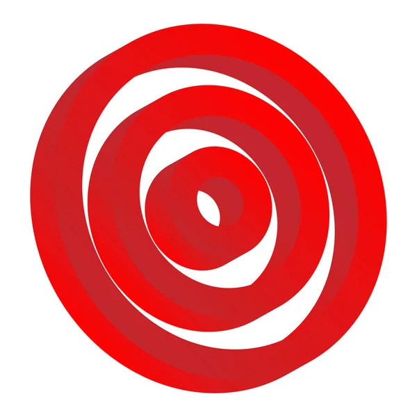 Bullseye Elemento Diseño Vectorial Abstracto Marca Objetivo — Vector de stock