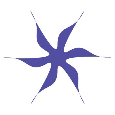 Benzersiz soyut sanatsal radyal ve geometrik mandala, vektör illüstrasyonu