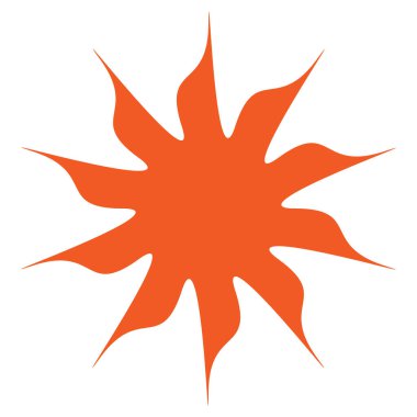 Benzersiz soyut sanatsal radyal ve geometrik mandala, vektör illüstrasyonu