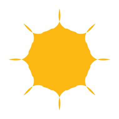 Benzersiz soyut sanatsal radyal ve geometrik mandala, vektör illüstrasyonu