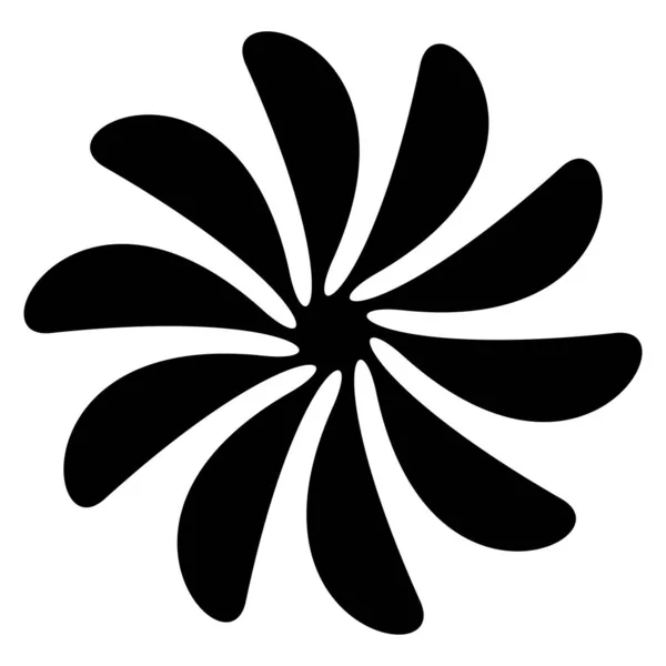 Ainutlaatuinen Abstrakti Taiteellinen Säteittäinen Geometrinen Mandala Vektori Kuva — vektorikuva