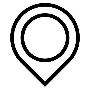 Harita işaretleyici, harita iğnesi, konum simgesi, vektör illüstrasyonu, Clip sanat grafikleri