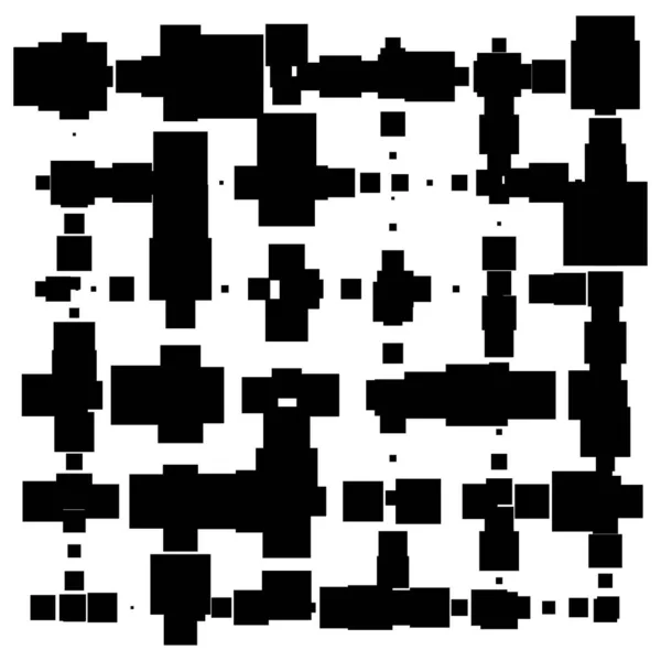 随机正方形 方块矢量图形矢量插画 剪贴画 — 图库矢量图片