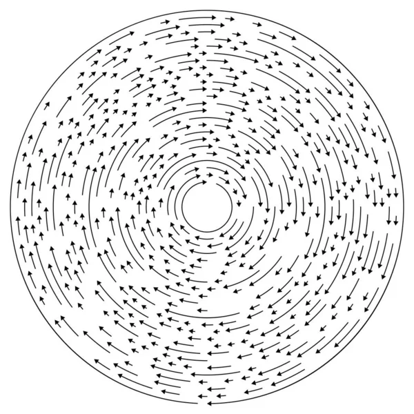 圆形旋转箭头 简单矢量图形设计 — 图库矢量图片