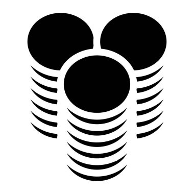 Bilgisayarcılık ya da genel yığın teması için daha katmanlı simge. Harddisk, sabit disk simgesi, sembol, vektör illüstrasyonu, Clip sanatı grafikleri