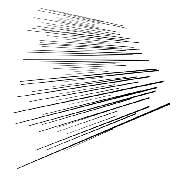 立体視の縞 地平線に消えていく線 動角線ベクトル図 — ストックベクタ