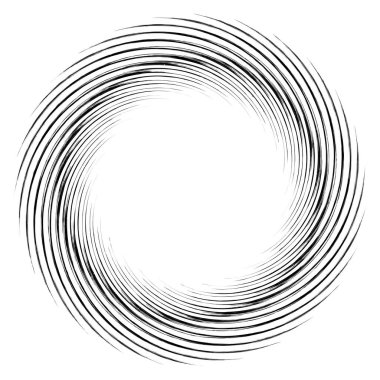 Geometrik soyut çember, dairesel element vektör çizimi