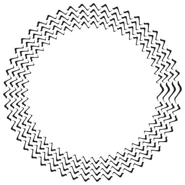 Geometrik soyut çember, dairesel element vektör çizimi
