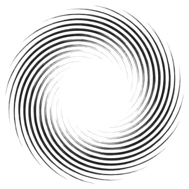 Geometrik soyut çember, dairesel element vektör çizimi