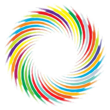 Geometrik soyut çember, dairesel element vektörü