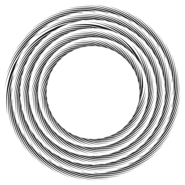 Círculo Abstrato Geométrico Ilustração Vetorial Elemento Circular —  Vetores de Stock