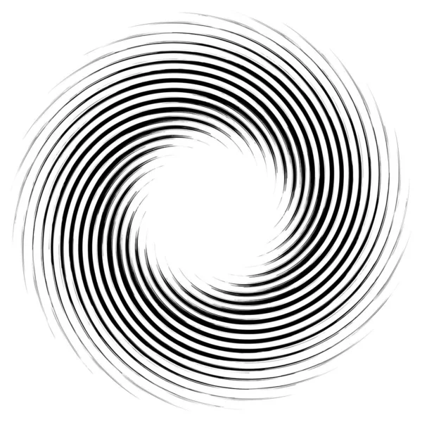 Círculo Abstrato Geométrico Ilustração Vetorial Elemento Circular — Vetor de Stock