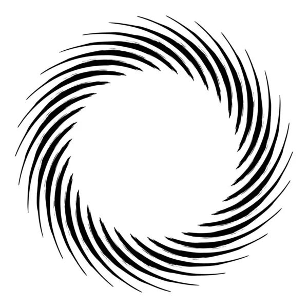Geometrische Abstracte Cirkel Cirkelvormige Element Vector Illustratie — Stockvector