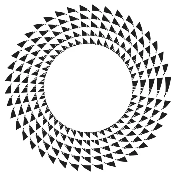 Cercle Abstrait Géométrique Illustration Vectorielle Élément Circulaire — Image vectorielle