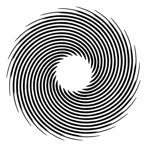 Cercle Abstrait Géométrique Illustration Vectorielle Élément Circulaire — Image vectorielle