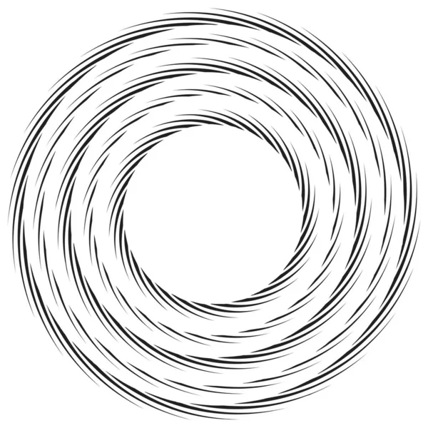 Геометричне Абстрактне Коло Круговий Елемент Векторні Ілюстрації — стоковий вектор