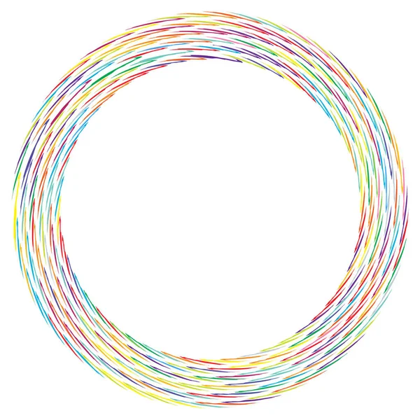 Geometrik soyut çember, dairesel element vektör çizimi