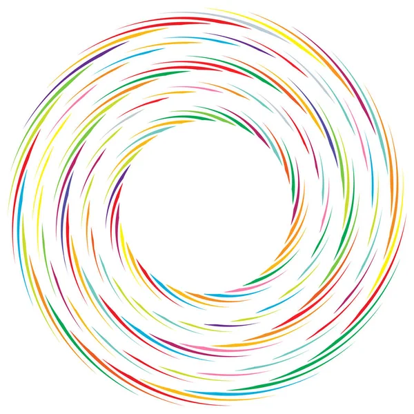 Geometrik soyut çember, dairesel element vektör çizimi