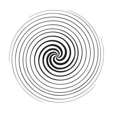 radyal daire ögesi, basit vektör illüstrasyon grafiği