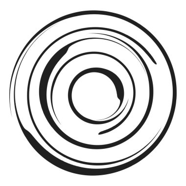 radyal daire ögesi, basit vektör illüstrasyon grafiği