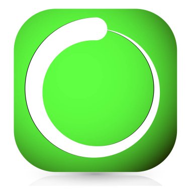 Spiral, girdap, döndürme simgesi, tasarım elemanı çizimi