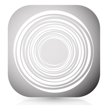 Spiral, girdap, döndürme simgesi, tasarım elemanı çizimi